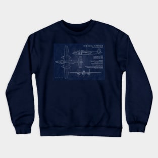 B25 Mitchell Blueprint Crewneck Sweatshirt